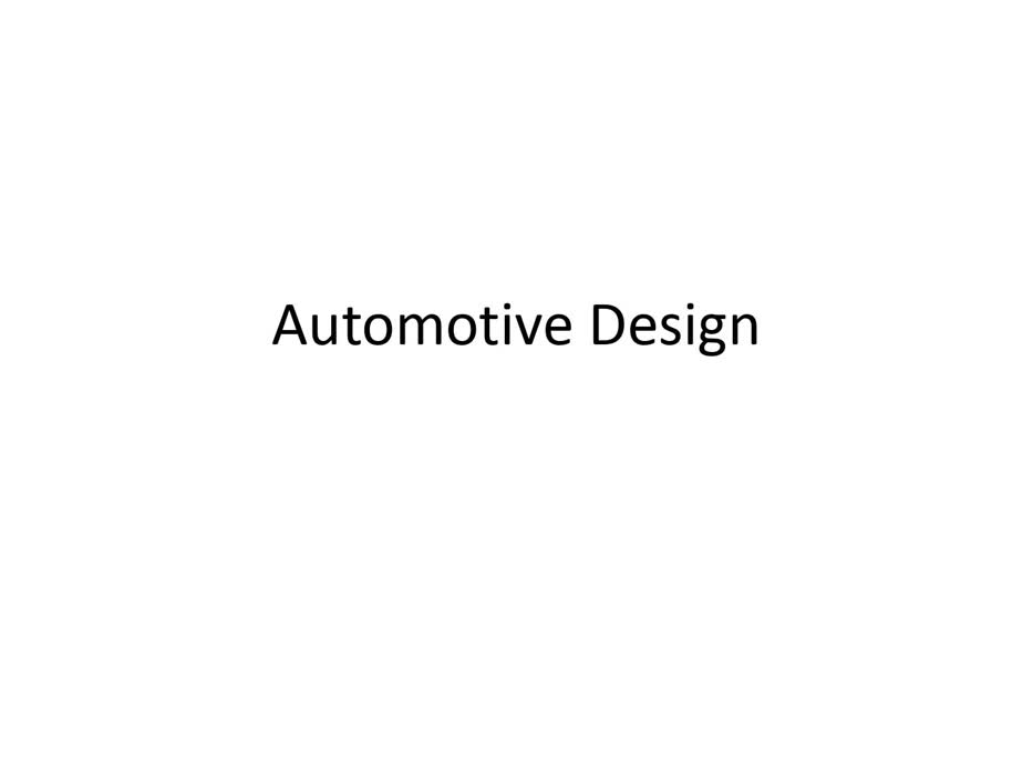 Automotive Design-brakes